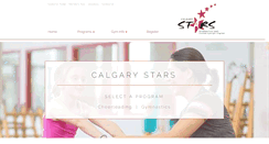 Desktop Screenshot of calgarystarsgym.com